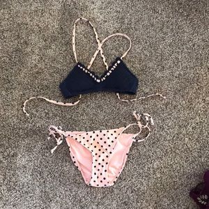Polka dot bikini